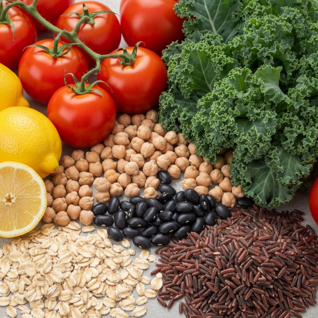 Colorful whole foods arrangement